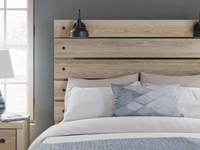 Ashley Senbry Queen Panel Headboard In Tan