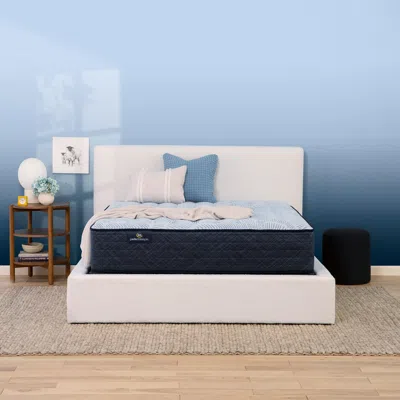 Ashley Serta Perfect Sleeper Best Day 13.5" Medium Twin Mattress In Off White