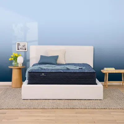 Ashley Serta Perfect Sleeper Cobalt Calm Extra Firm 12" Queen Mattress In Dark Blue