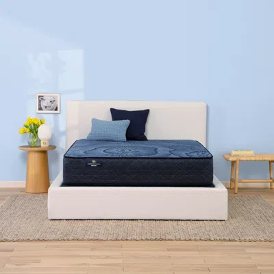 Ashley Serta Perfect Sleeper Doraville Nights 12" Hybrid Medium Cal King Mattress In Dark Blue