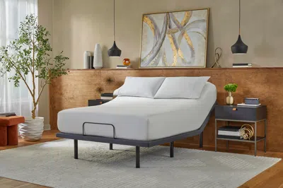 Ashley Serta Simmons Level 3 Split California King Adjustable Base In Gray