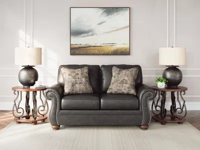 Ashley Shadsburne Loveseat In Granite