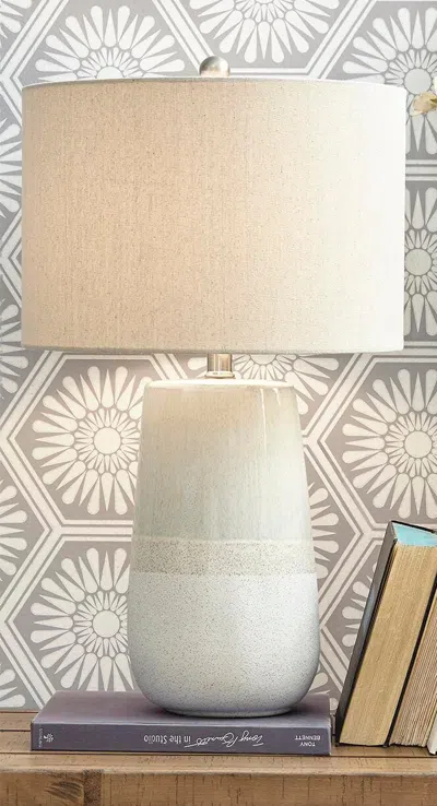 Ashley Shavon Table Lamp In Beige/white