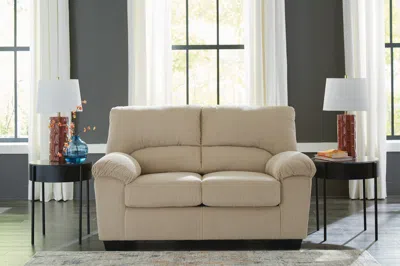 Ashley Simplejoy Loveseat In Sand