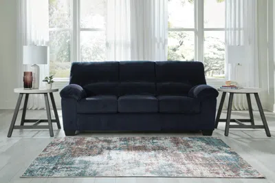 Ashley Simplejoy Sofa In Navy