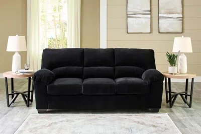 Ashley Simplejoy Sofa In Onyx