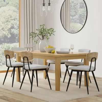 Ashley Simpli Home Mavis Dining Chair ( Set Of 2 ) In White