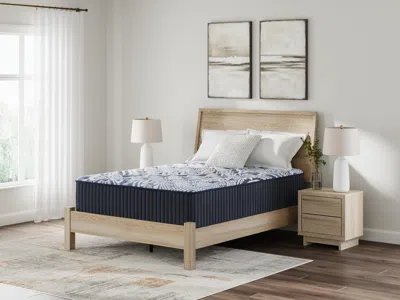 Ashley Sleep Align Firm Tight Top Hybrid With Latex King Mattress In Blue