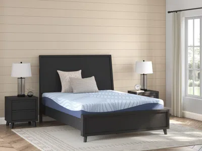 Ashley Sleep Essentials 10 Inch Medium Memory Foam 2.0 California King Mattress In Light Blue