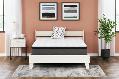 Ashley Sleep Essentials 12 Inch Medium Hybrid King Mattress In White