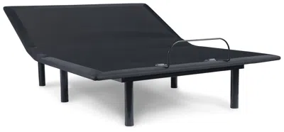 Ashley Sleep Head Up Only Adjustable King Base In Charcoal Gray