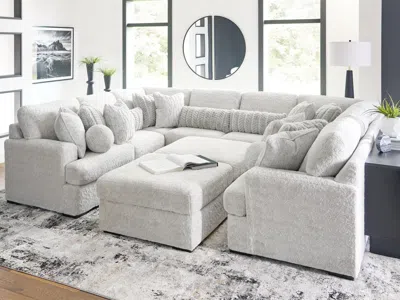 Ashley Snodoodle 10-piece Sectional In Arctic