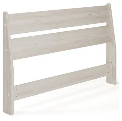 Ashley Socalle Full Panel Headboard In Light Natural