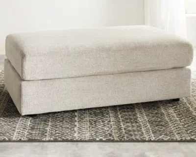 Ashley Soletren Oversized Ottoman In Stone