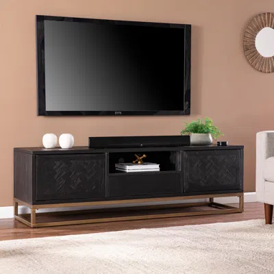 Ashley Southern Enterprises Furniture Leaston Tv Stand In Black
