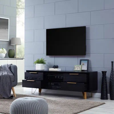 Ashley Southern Enterprises Furniture Moravelle Tv Stand In Ebony