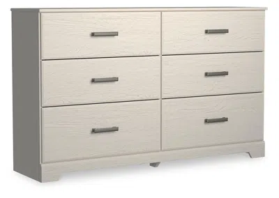 Ashley Stelsie 6 Drawer Dresser In White