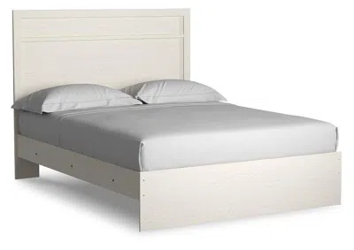 Ashley Stelsie Queen Panel Bed In White