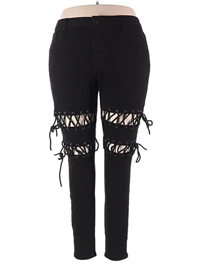 Pre-owned Ashley Stewart Jeans In Black