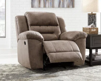 Ashley Stoneland Manual Rocker Recliner In Fossil
