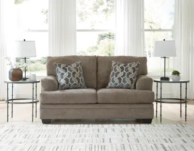 Ashley Stonemeade Loveseat In Nutmeg