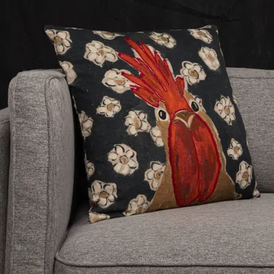 Ashley Storied Home Rooster Decorative Throw Pillow In Multi