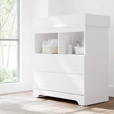 Ashley Storkcraft Brookside 2-drawer Changing Chest In White