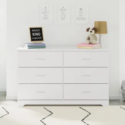 Ashley Storkcraft Brookside 6 Drawer Double Dresser In White