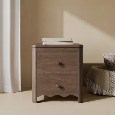 Ashley Storkcraft Casablanca 20" 2 Drawer Nightstand In Hazelnut