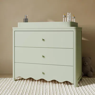 Ashley Storkcraft Casablanca 3 Drawer Chest Of Drawers In Sage
