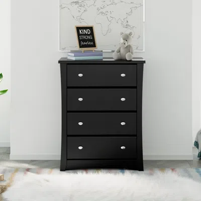 Ashley Storkcraft Crescent 4 Drawer Dresser In Black