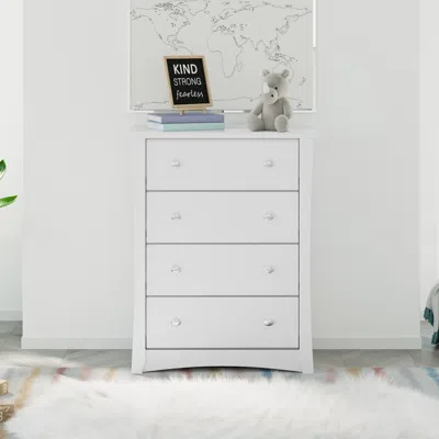Ashley Storkcraft Crescent 4 Drawer Dresser In White