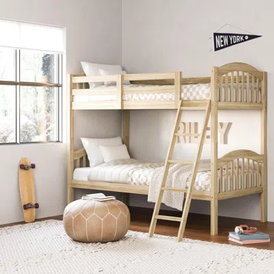 Ashley Storkcraft Longhorn Twin-over-twin Bunk Bed In Natural