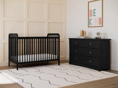 Ashley Storkcraft Pasadena 3-in-1 Convertible Crib In Black