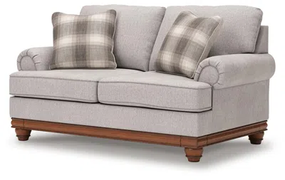 Ashley Stoughton Loveseat In Sandstone
