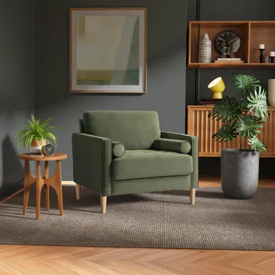 Ashley Studio Living Lansing Accent Chair In Olive