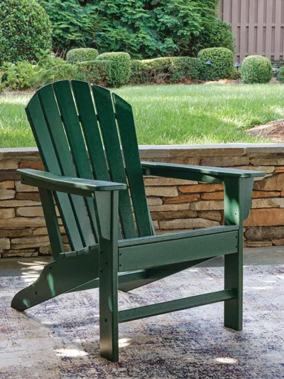 Ashley Sundown Treasure Outdoor Adirondack Chair In Green