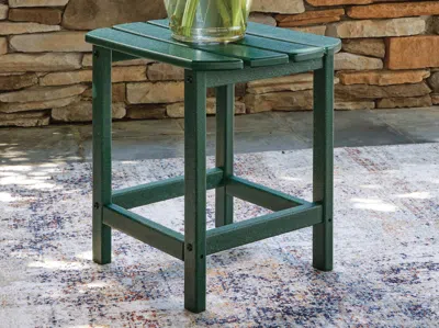 Ashley Sundown Treasure Outdoor End Table In Green