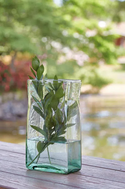Ashley Taylow Medium Vase In Green