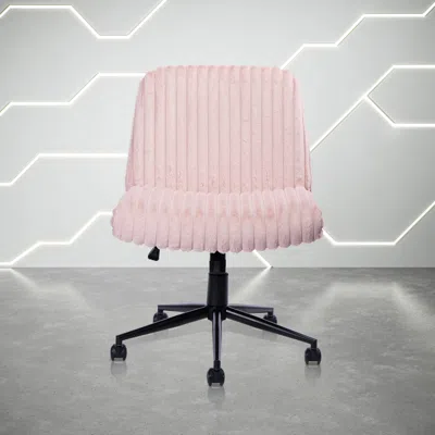 Ashley Techni Sport Criss Cross Gaming Chair In Pink