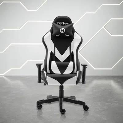 Ashley Techni Sport Gaming Chair In White