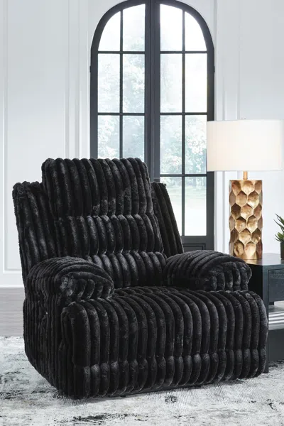 Ashley Technique Power Recliner In Onyx