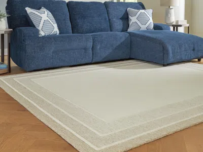 Ashley Teelgan Large Rug In Ivory/tan