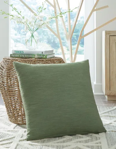 Ashley Thaneville Pillow In Green