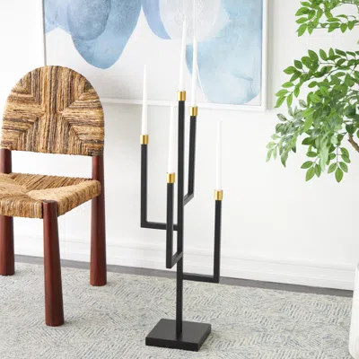 Ashley The Novogratz Decorative Candle Candelabra In Black
