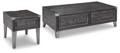 Ashley Todoe Coffee Table With 1 End Table In Dark Gray