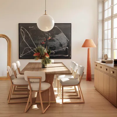 Ashley Tov Furniture Bobbie Dining Chair In Cream