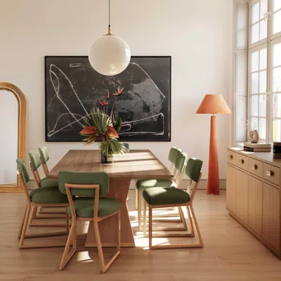 Ashley Tov Furniture Bobbie Dining Chair In Green