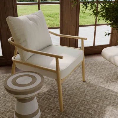 Ashley Tov Furniture Dixie Accent Chair In Cream