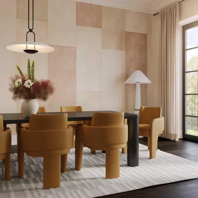 Ashley Tov Furniture Leo Dining Chair In Tan